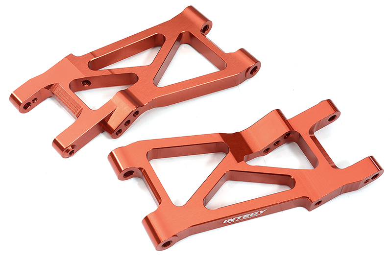C31972RED Billet Machined Rear Lower Suspension Arms for Losi 1/10 22S Drag - Image 1