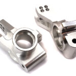 Billet Machined Silver Rear Hub Carriers for Arrma 1/8 Kraton 6S BLX V5 AR330404