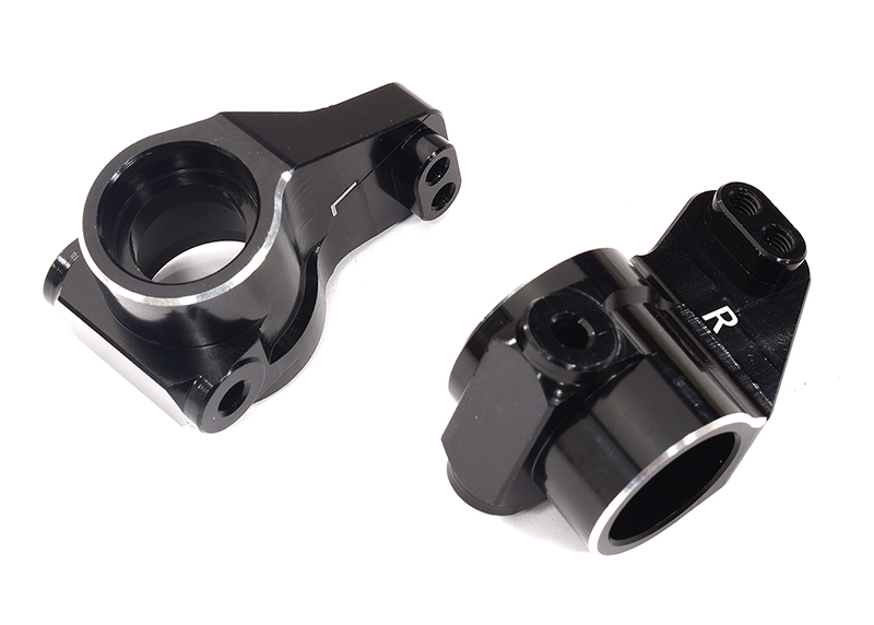 C31980BLACK Billet Machined Rear Hub Carriers for Losi 1/10 2WD RTR 22S Drag, ST & SCT - Image 1