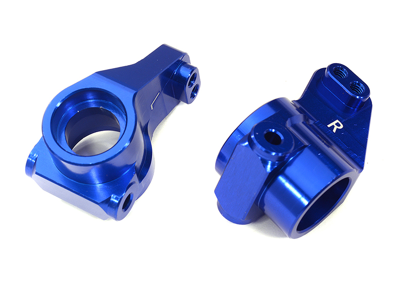 C31980BLUE Billet Machined Rear Hub Carriers for Losi 1/10 2WD RTR 22S Drag, ST & SCT - Image 1