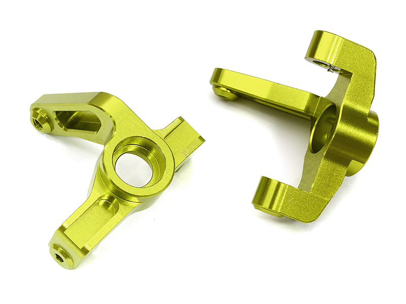 C31998GREEN Billet Machined Steering Knuckles for Losi 1/10 2WD 22S Drag, ST & SCT - Image 1