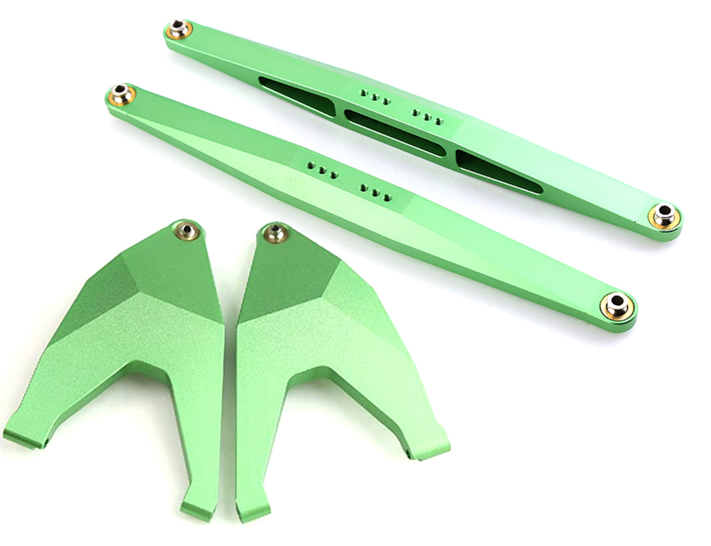 C32040GREEN Alloy Lower Suspension Arm Set for Traxxas 1/7 Unlimited Desert Racer 8533 8544 - Image 1