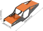 Aluminum Machined Main Chassis Conversion for Axial 1/24 SCX24 Deadbolt & C10 - Image 2