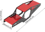 Aluminum Machined Main Chassis Conversion for Axial 1/24 SCX24 Deadbolt & C10 - Image 2