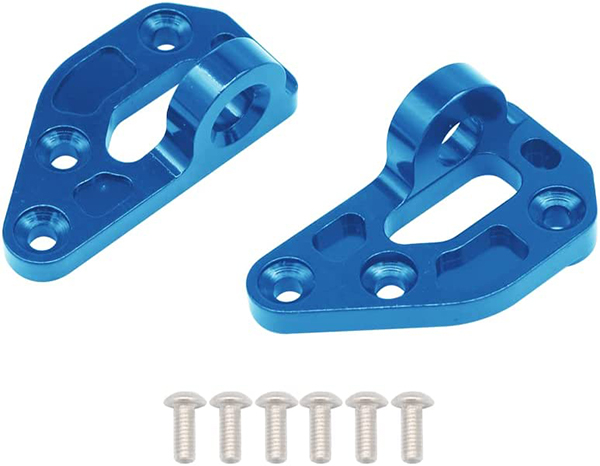 C32058BLUE Alloy Machined Front Body Mounts for Axial SCX6 Crawler 251008 - Image 1