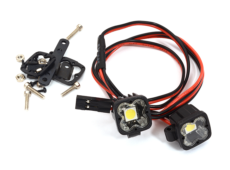 C32114 Realistic Bright Spot LED (1x2) Light Set for 1/10 Off-Road Vehicles - Image 1