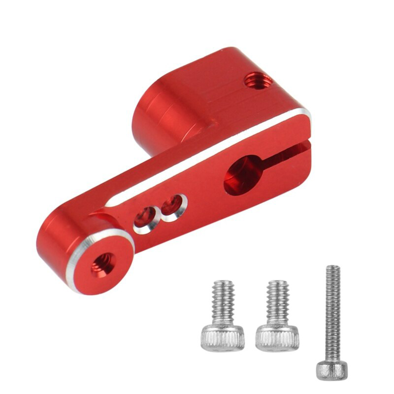 C32177RED Alloy Machined Servo Horn for Axial 1/24 SCX24 Rock Crawler - Image 1