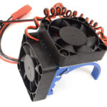 Motor Heatsink 42mm Size w/ Cooling Fans for Most 1/8 & 1/7 RC