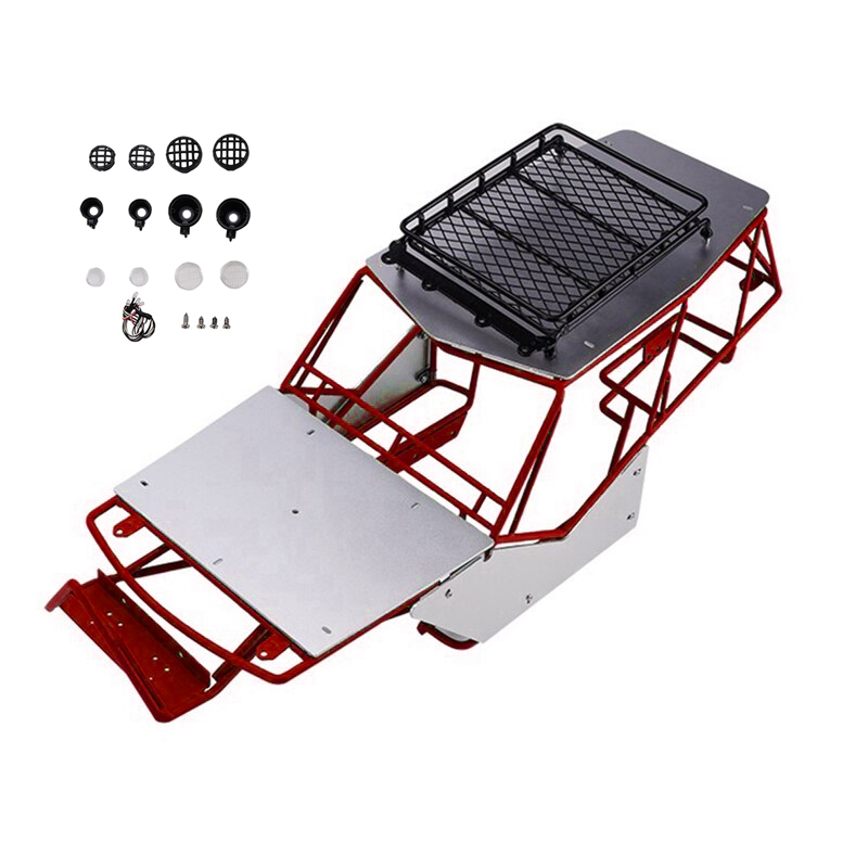 C32205RED Realistic Scale Roll Cage for 1/10 Axial Wraith 2.2 All Terrain Rock Racer - Image 1