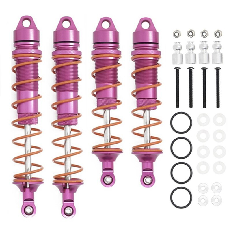 C32207PINK Shock Absorbers Set of 4 for Arrma 1/8 Kraton 6S BLX V5 ARA330621 ARA330622 - Image 1