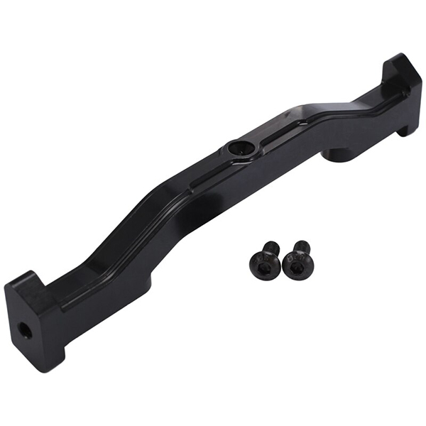 C32214BLACK Black Alloy Machined Front Lower Chassis Support for Axial SCX6 Upgrade - Image 1