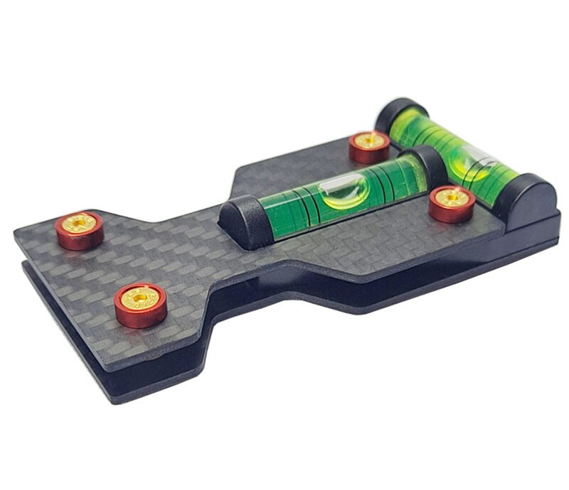 C32251 Camber Gauge w/ Leveling Fixture for Most 1/10 Scale RC Cars, Universal Fit - Image 1
