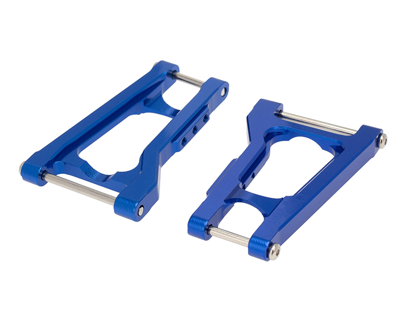 C32271BLUE Alloy Machined Rear Lower Arms for Traxxas 1/10 Drag Slash 2WD 2750A - Image 1