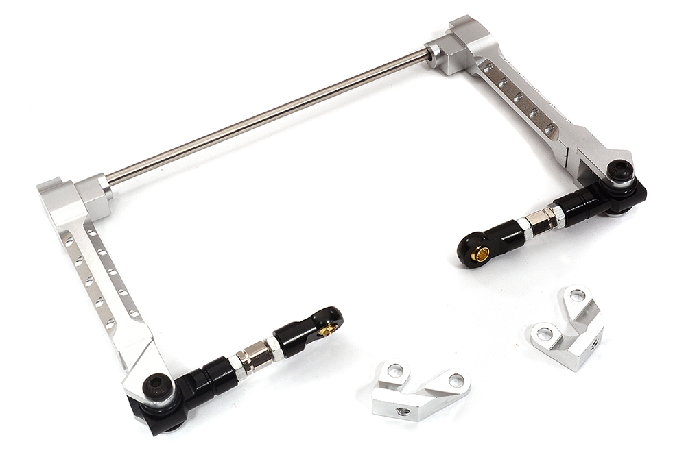 C32284SILVER Rear Anti-Roll Sway Bar Set for Axial Wraith 2.2 & RR10 - Image 1