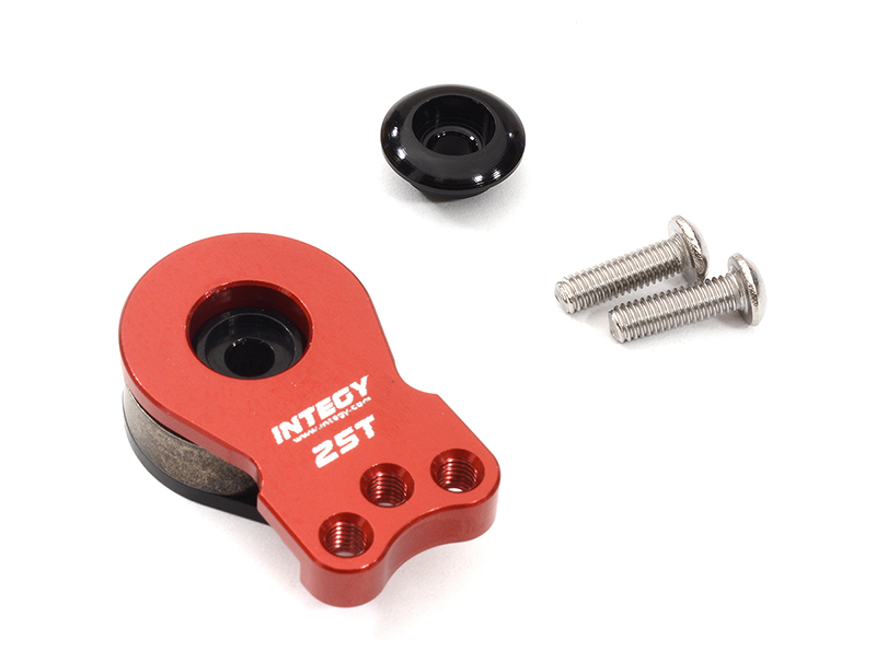 C32306RED Universal Alloy Servo Saver 25T for Futaba Servo (r=16, 18mm) - Image 1