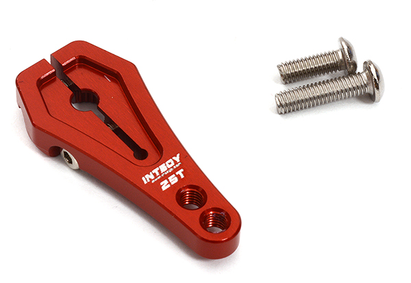 C32317RED Red Billet Machined Alloy Servo Horn 25T for Futaba Servos (r = 20mm, 24mm) - Image 1