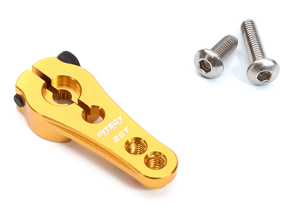 C32320GOLD Gold Billet Machined Alloy Servo Horn 25T for Futaba Servos (r = 16mm, 20mm) - Image 1