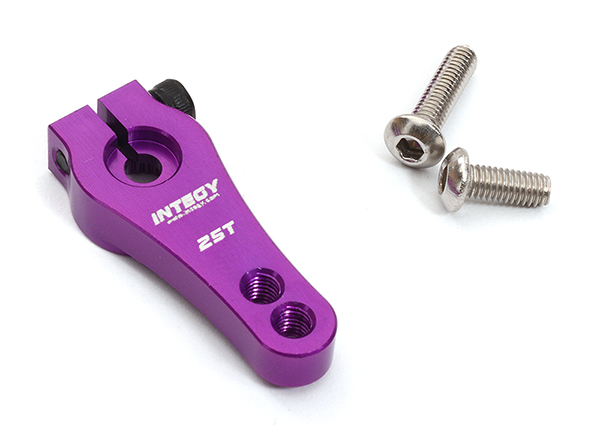 C32322PURPLE Purple Billet Machined Alloy Servo Horn 25T for Futaba Servos (r = 16mm, 20mm) - Image 1