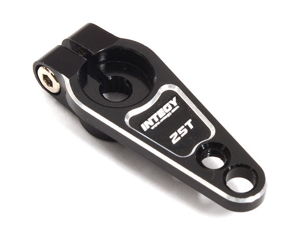 C32323BLACK Billet Machined Alloy Servo Horn 25T for Futaba Servo (r=15, 19mm) - Image 1