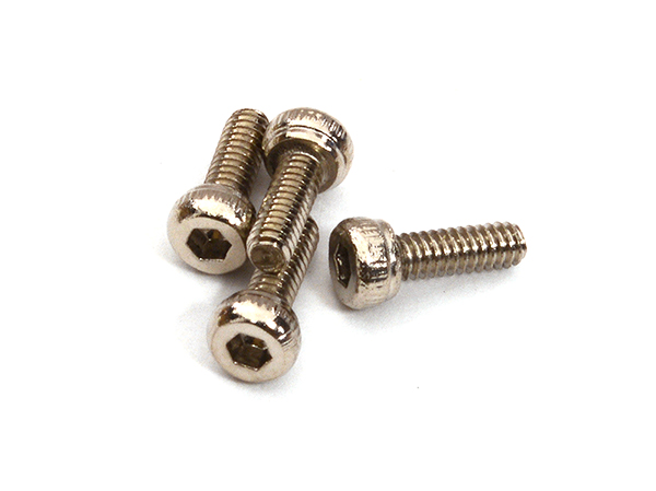 C32325 Pack of 4 Steel Hex Socket Cap Screws, M2x6mm Size - Image 1