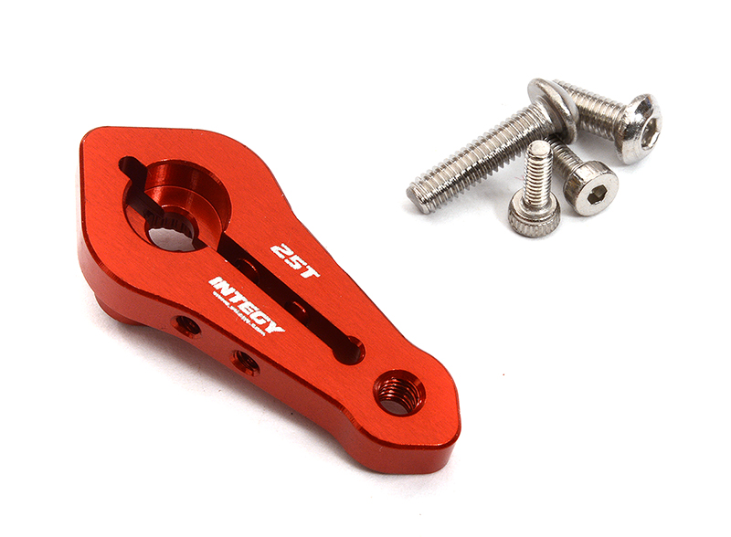 C32330RED Red Billet Machined Alloy Servo Horn 25T for Futaba Servos (r = 20mm) - Image 1