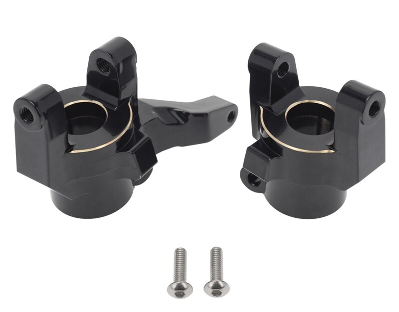 C32338 Brass Alloy Heavy-Duty Caster Blocks 249g Total for Axial SCX6 Crawler 252003 - Image 1