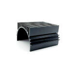 Universal Black Alloy Clamp-On Heatsink for Brushless Motor Cooling