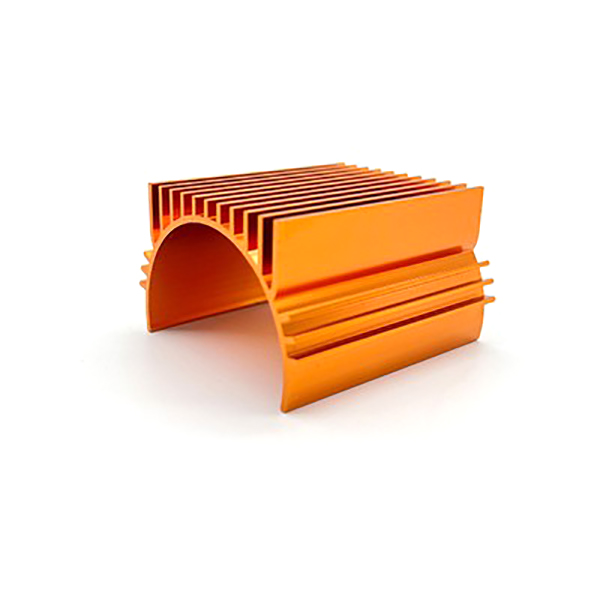 C32381ORANGE Universal Clamp-On Alloy Heatsink for Brushless Motor 4074, 4274 & 1515 - Image 1