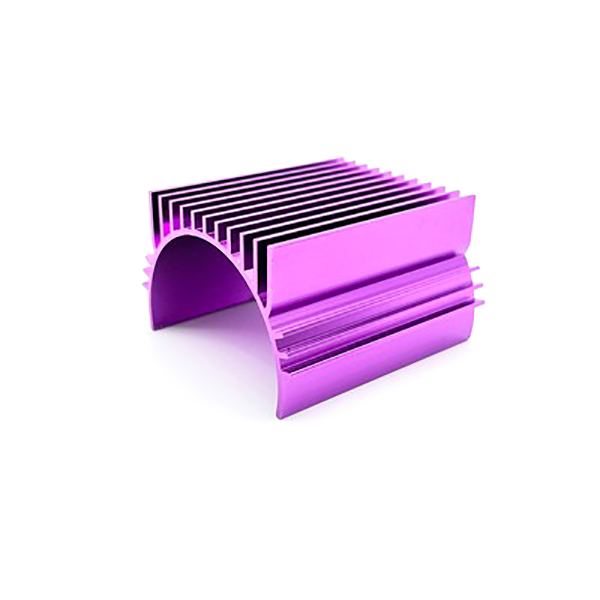 C32381PURPLE Universal Clamp-On Alloy Heatsink for Brushless Motor 4074, 4274 & 1515 - Image 1