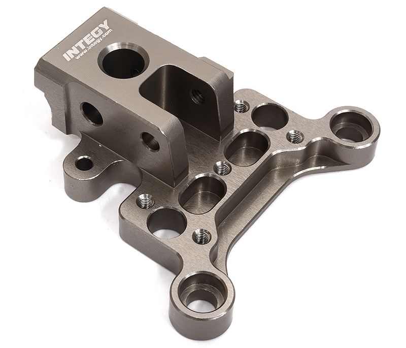 C32398GREY Machined Center Brace Front Mount for Arrma 1/7 Limitless All-Road ARA320500 - Image 1