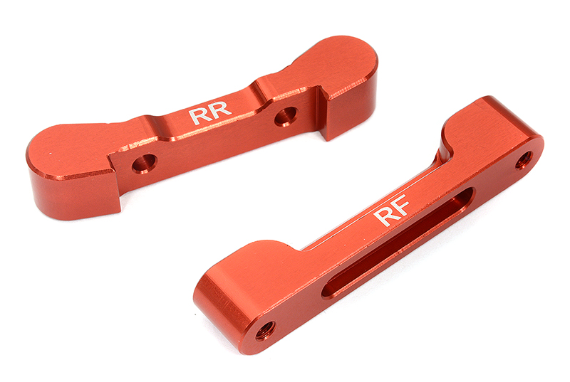 C32406RED Billet Machined Red Rear Pivot Blocks 3.5 Degree Toe for Losi 1/10 2WD 22S Drag - Image 1