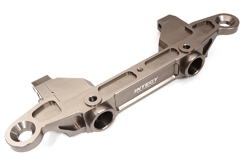 C32415GREY Grey Billet Machined Rear Bumper Mount for Axial 1/6 SCX6 251008 - Image 1