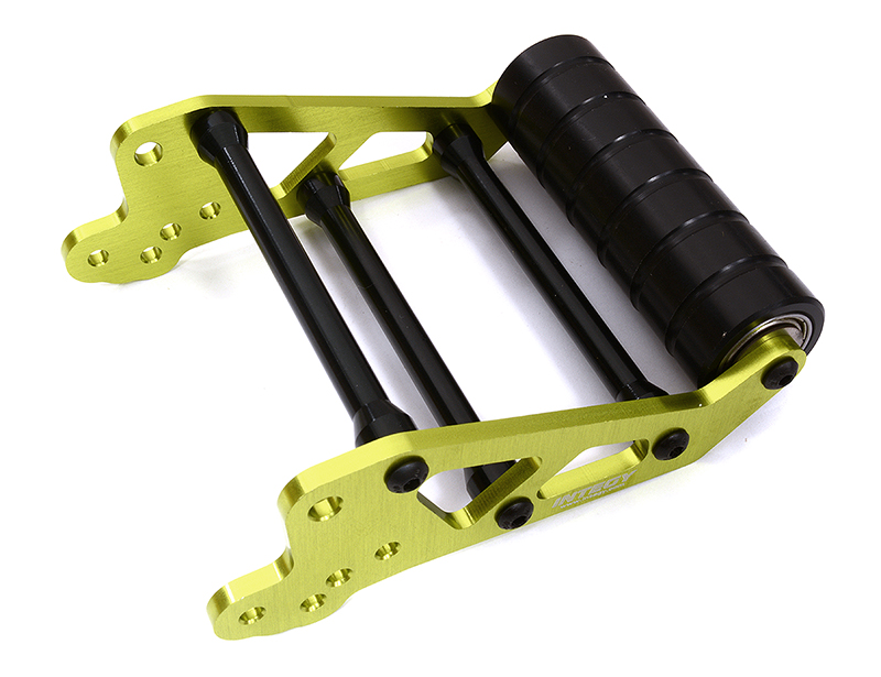 C32419GREEN Billet Machined Wheelie Bar Set for Losi 1/8 LMT 1.0 4WD Monster Truck - Image 1