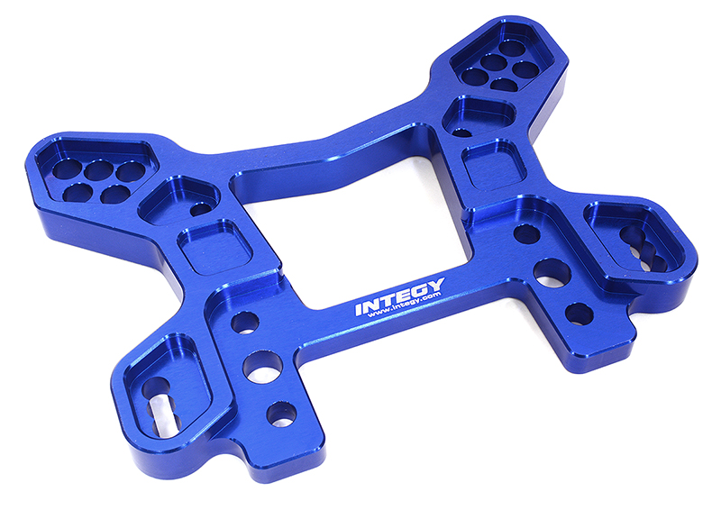 C32420BLUE Blue Billet Machined Front Shock Tower for Losi 1/5 DBXL-E 2.0 4WD Upgrade - Image 1