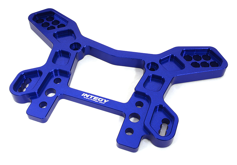 C32421BLUE Billet Machined Rear Shock Tower for Losi 1/5 DBXL-E 2.0 4WD - Image 1
