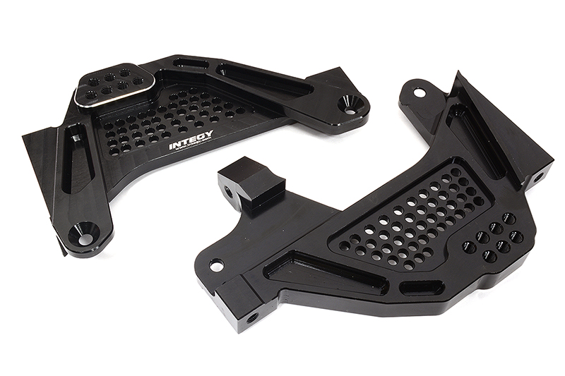 C32422BLACK Billet Machined Aluminum Front Shock Towers for Axial SCX6 1/6 Scale 251001 - Image 1