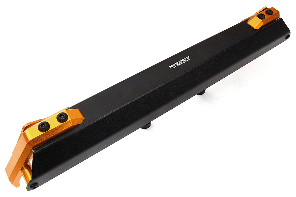 C32426ORANGE Orange Billet Machined Rear Bumper Upgrade for Axial SCX6 JLU Wrangler 1/6 25000 - Image 1