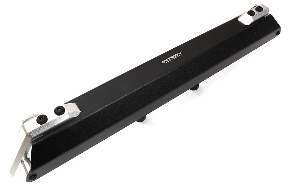 C32426SILVER Machined Aluminum Rear Bumper Upgrade for Axial SCX6 JLU Wrangler 1/6 250002 - Image 1