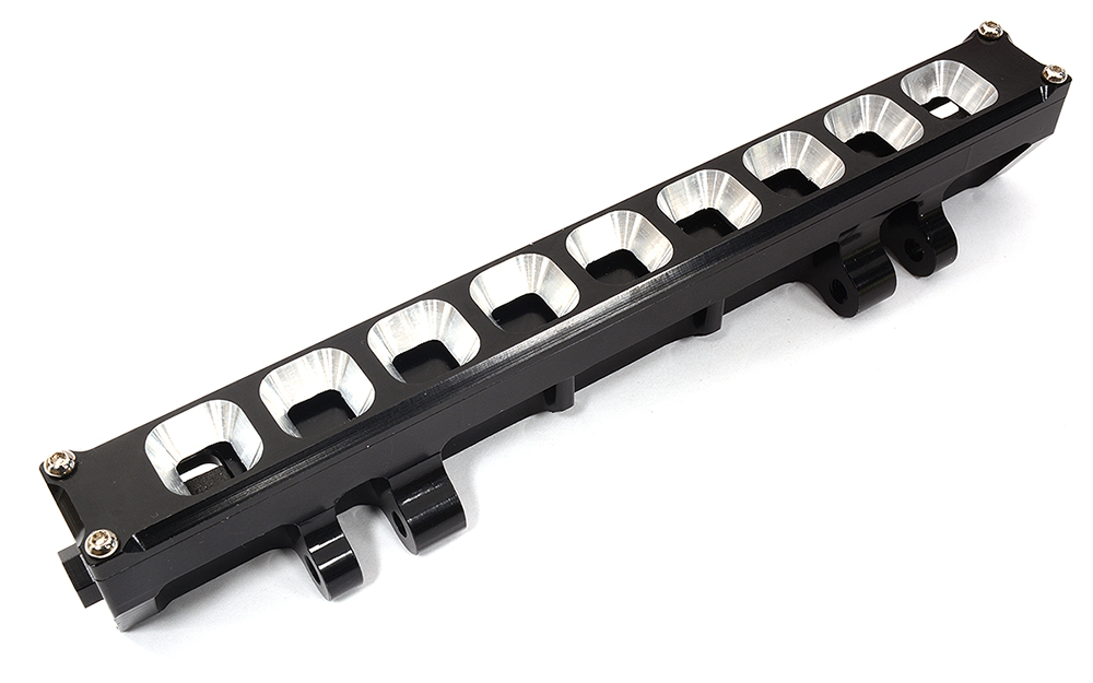 C32428BLACK Billet Machined LED Light Bar Housing Set for 1/5 Desert Buggy XL-E & DBXL-E 2.0 - Image 1