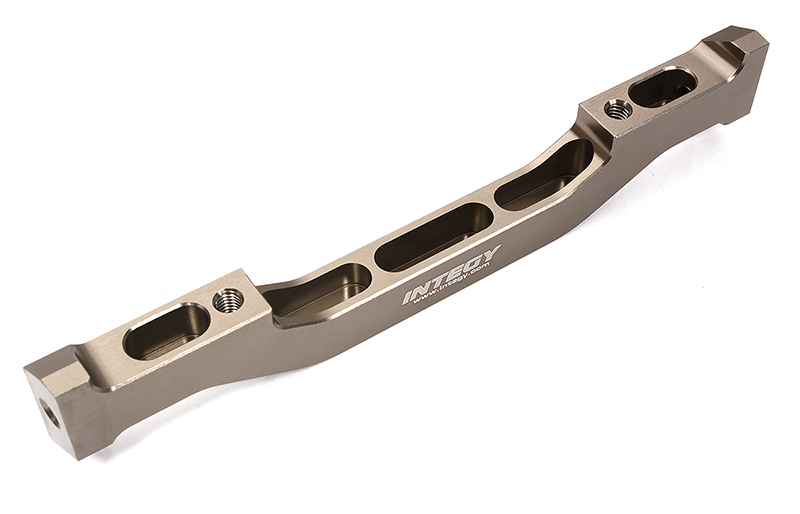 C32433GREY Grey Billet Machined Transmission Case Brace for Axial 1/6 Scale SCX6 252013 - Image 1