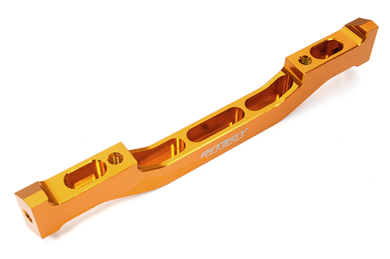 C32433ORANGE Orange Billet Machined Transmission Case Brace for Axial 1/6 Scale SCX6 252013 - Image 1