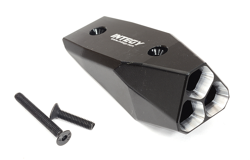 C32436BLACK Machined Realistic T1 Exhaust Tip for Arrma 1/7 Limitless All-Road ARA320518 - Image 1