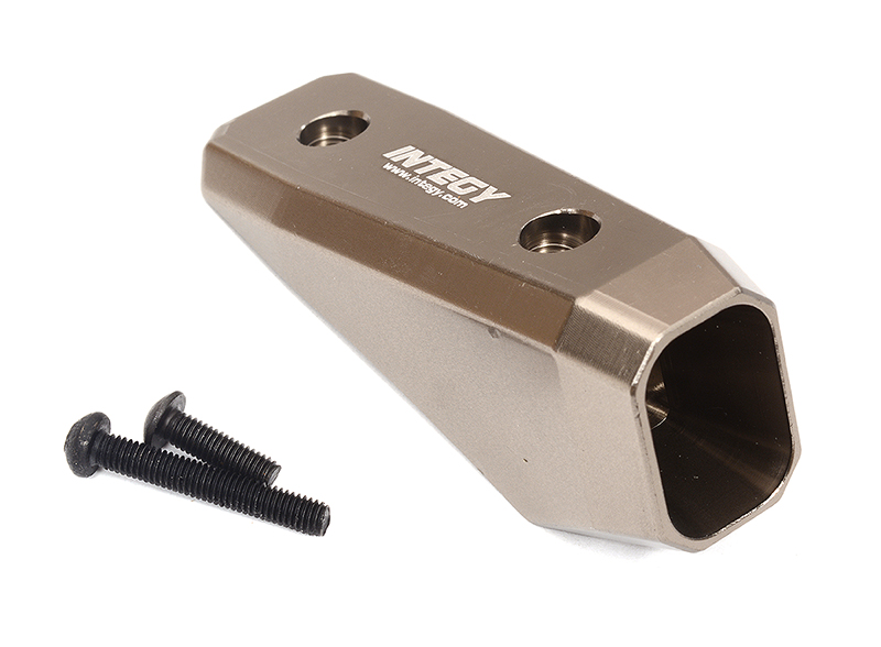 C32437GREY Machined Realistic T2 Exhaust Tip for Arrma 1/7 Limitless All-Road ARA320518 - Image 1