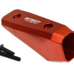 Machined Realistic Red T2 Exhaust Tip for Arrma 1/7 Limitless All-Road ARA320518