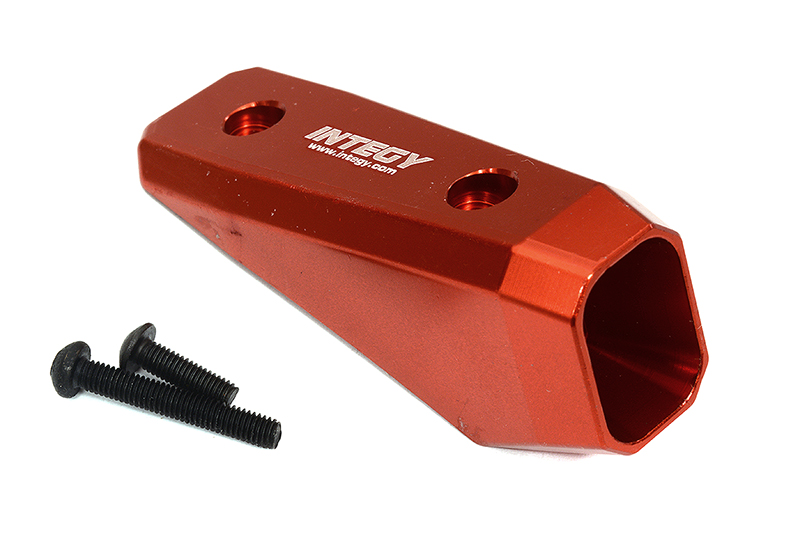 C32437RED Machined Realistic Red T2 Exhaust Tip for Arrma 1/7 Limitless All-Road ARA320518 - Image 1