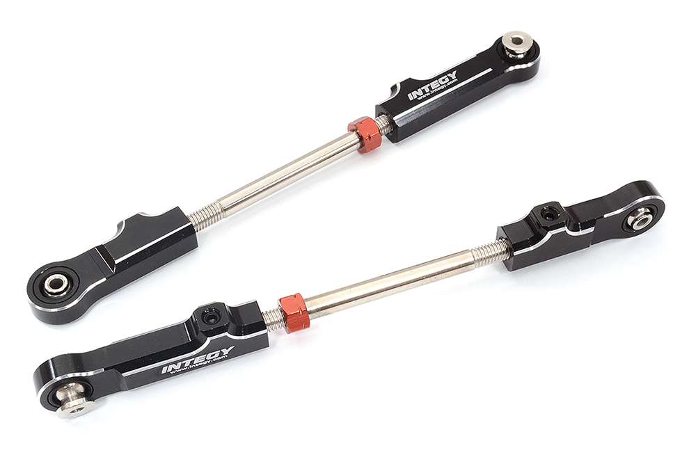 C32444BLACK Machined Rear Upper Suspension Linkages for Arrma 1/8 Kraton 6S BLX V5 AR330221 - Image 1