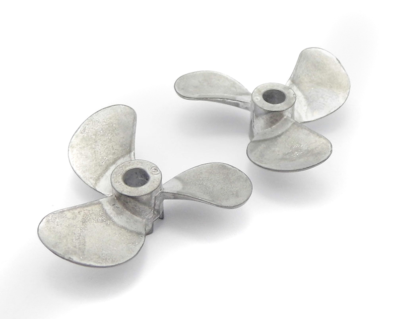 C32456 Alloy 36mm 3-Blade Propeller 4mm Shaft LH-RH Set for RC Boat - Image 1