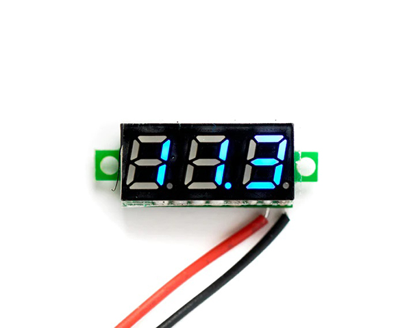 C32468BLUE Precision Voltmeter Color LED Display 3.00V-30.0VDC - Image 1