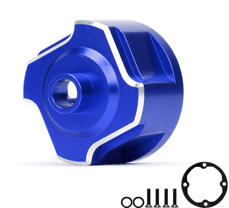 C32475BLUE Machined Differential Housings for Traxxas 1/8 Sledge 4WD Monster Truck 9581 - Image 1