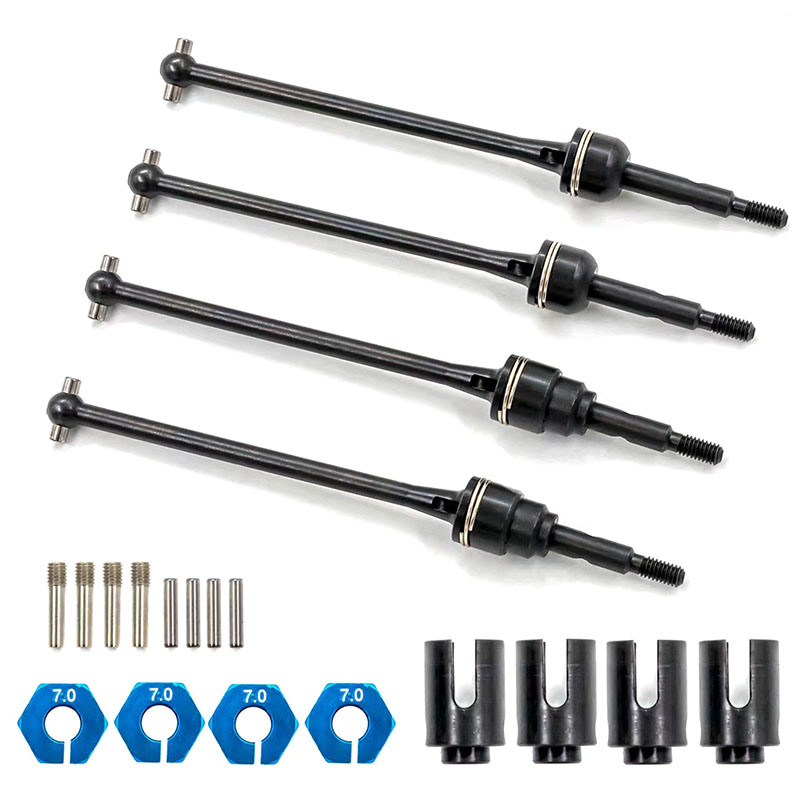 C32489 Front & Rear Universal Drive Shaft Set for Slash 4X4 & Stampede 4X4 6851X 6852X - Image 1